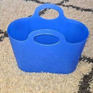 Plastic Basket with Handles organizer home Large medium bucket storage organize